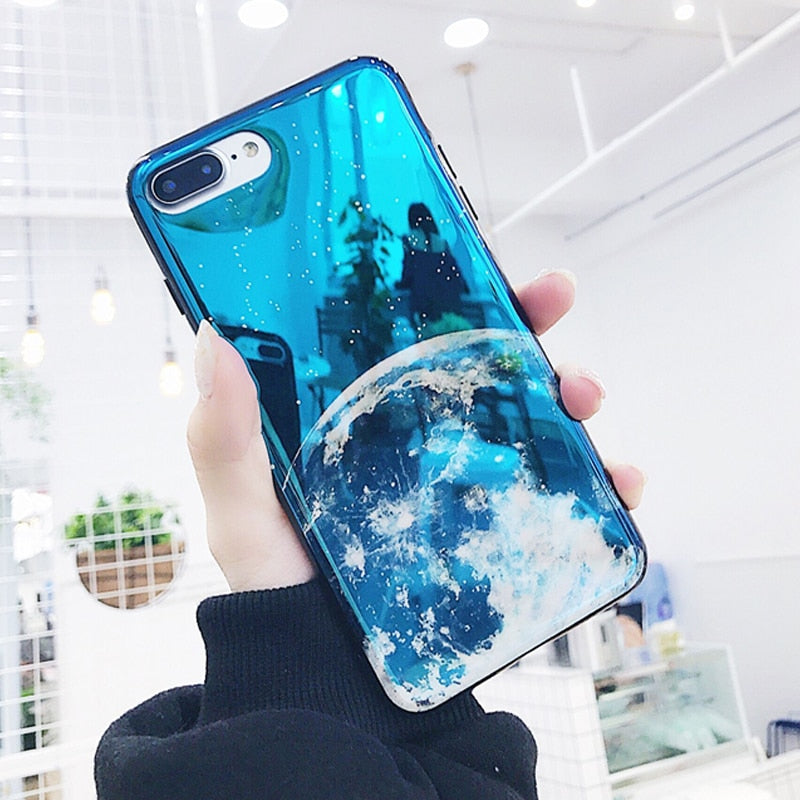 Coque iPhone Brillante Lune