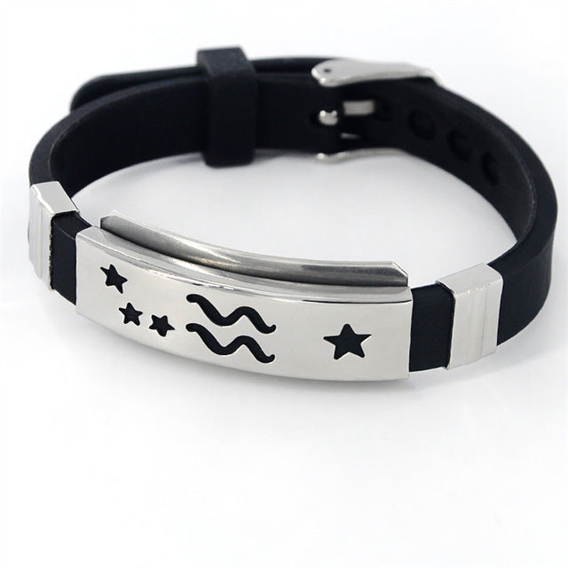 Bracelet Signe du Zodiaque en Silicone - Espace Stellaire