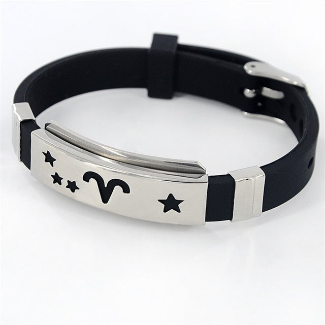 Bracelet Signe du Zodiaque en Silicone - Espace Stellaire