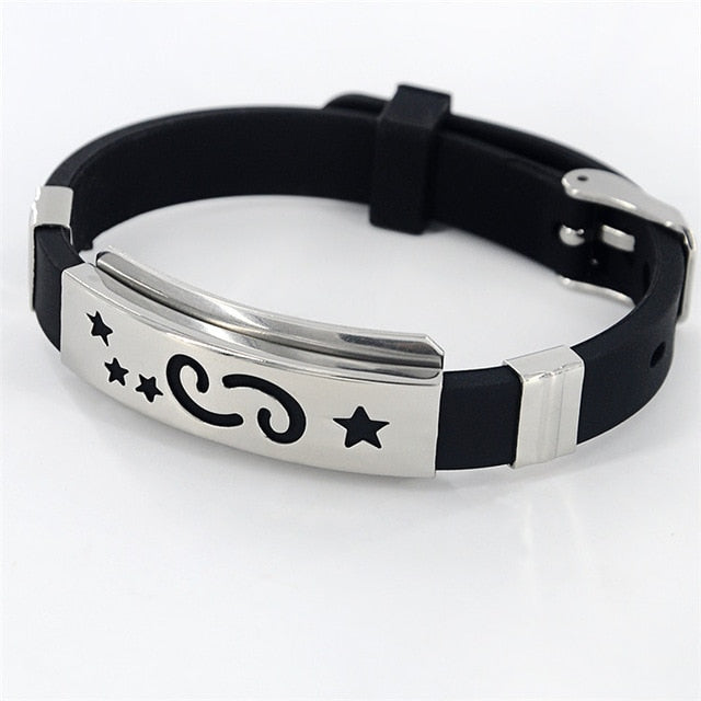 Bracelet Signe du Zodiaque en Silicone - Espace Stellaire