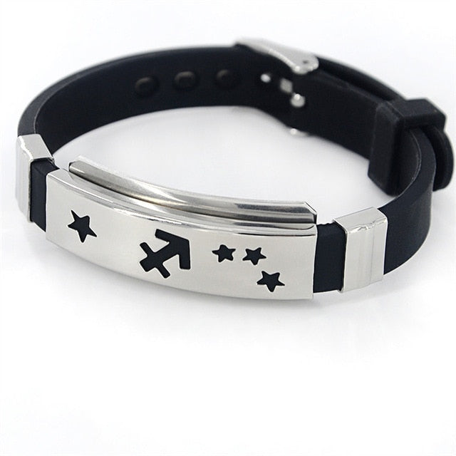 Bracelet Signe du Zodiaque en Silicone - Espace Stellaire