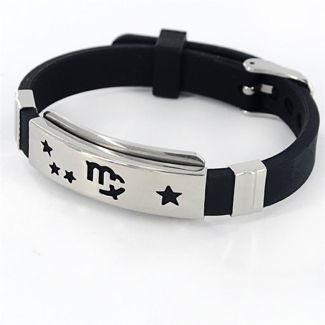 Bracelet Signe du Zodiaque en Silicone - Espace Stellaire