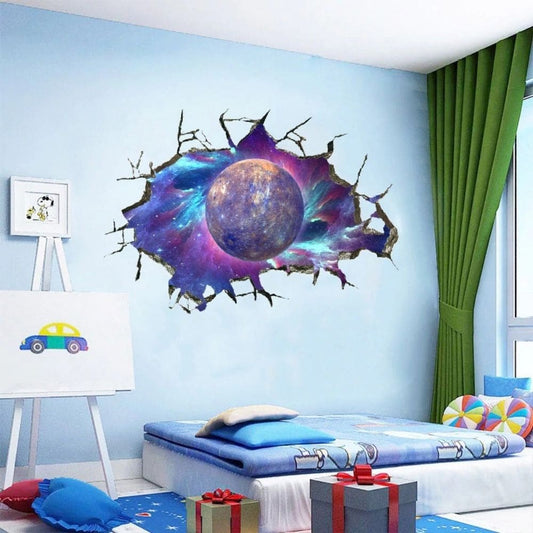 Sticker Mural 3D Mercure