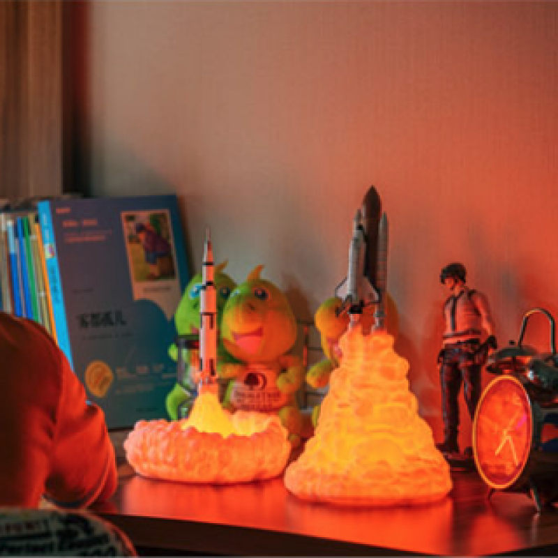 Lampe veilleuse décollage fusée