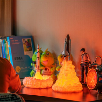 Lampe veilleuse décollage fusée