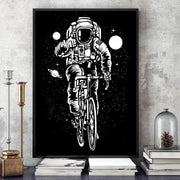 Poster Astronaute Bike